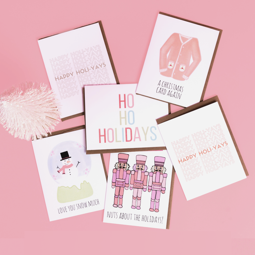 Happy Holidays Punny Card Collection by ACouplePuns